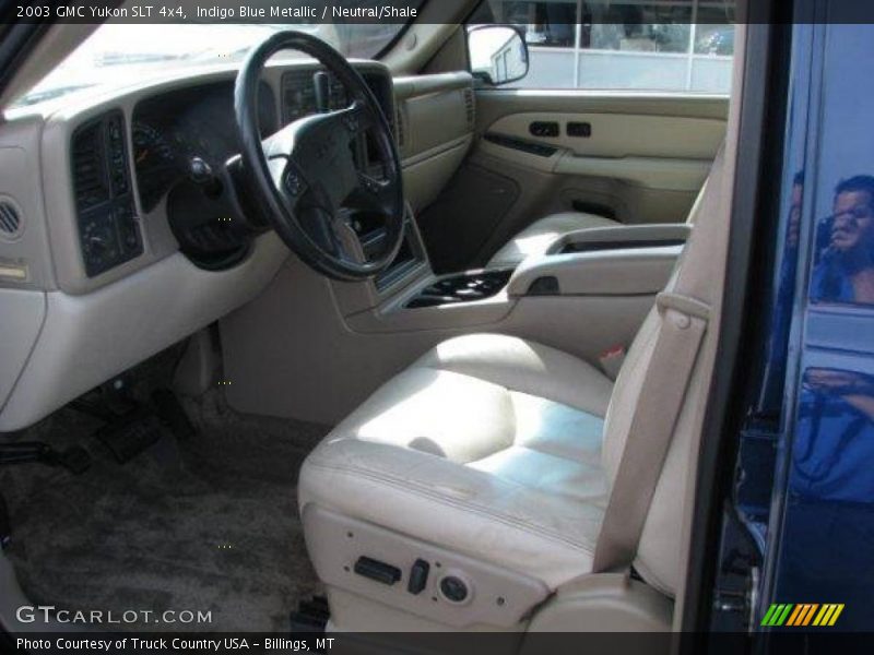 Indigo Blue Metallic / Neutral/Shale 2003 GMC Yukon SLT 4x4