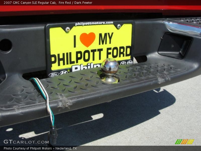 Fire Red / Dark Pewter 2007 GMC Canyon SLE Regular Cab