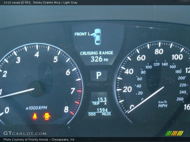Smoky Granite Mica / Light Gray 2010 Lexus LS 460