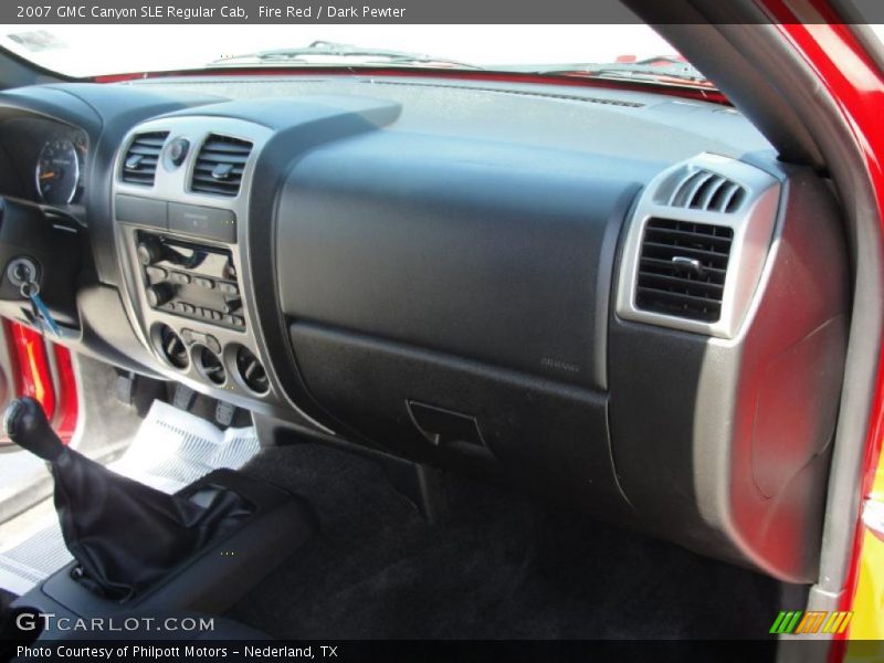 Fire Red / Dark Pewter 2007 GMC Canyon SLE Regular Cab