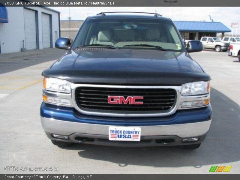 Indigo Blue Metallic / Neutral/Shale 2003 GMC Yukon SLT 4x4