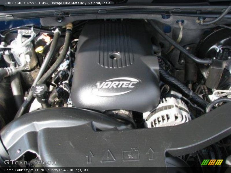 Indigo Blue Metallic / Neutral/Shale 2003 GMC Yukon SLT 4x4