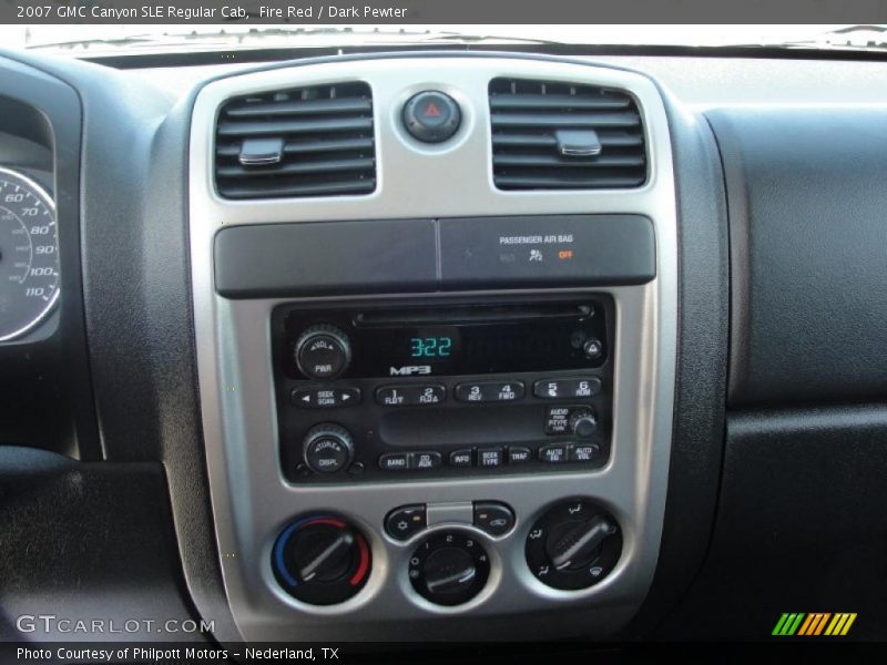 Fire Red / Dark Pewter 2007 GMC Canyon SLE Regular Cab