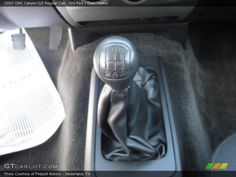 Fire Red / Dark Pewter 2007 GMC Canyon SLE Regular Cab
