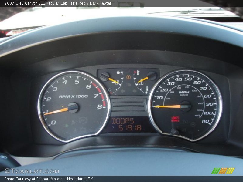 Fire Red / Dark Pewter 2007 GMC Canyon SLE Regular Cab