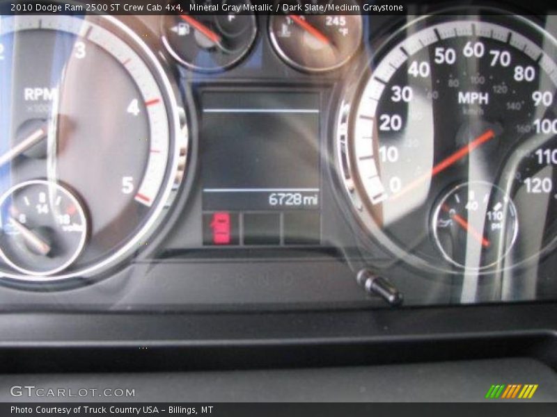 Mineral Gray Metallic / Dark Slate/Medium Graystone 2010 Dodge Ram 2500 ST Crew Cab 4x4