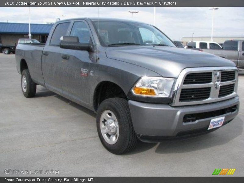 Mineral Gray Metallic / Dark Slate/Medium Graystone 2010 Dodge Ram 2500 ST Crew Cab 4x4