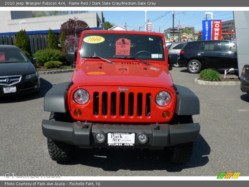 Flame Red / Dark Slate Gray/Medium Slate Gray 2010 Jeep Wrangler Rubicon 4x4