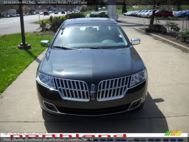 Atlantis Green Metallic / Light Camel 2010 Lincoln MKZ FWD