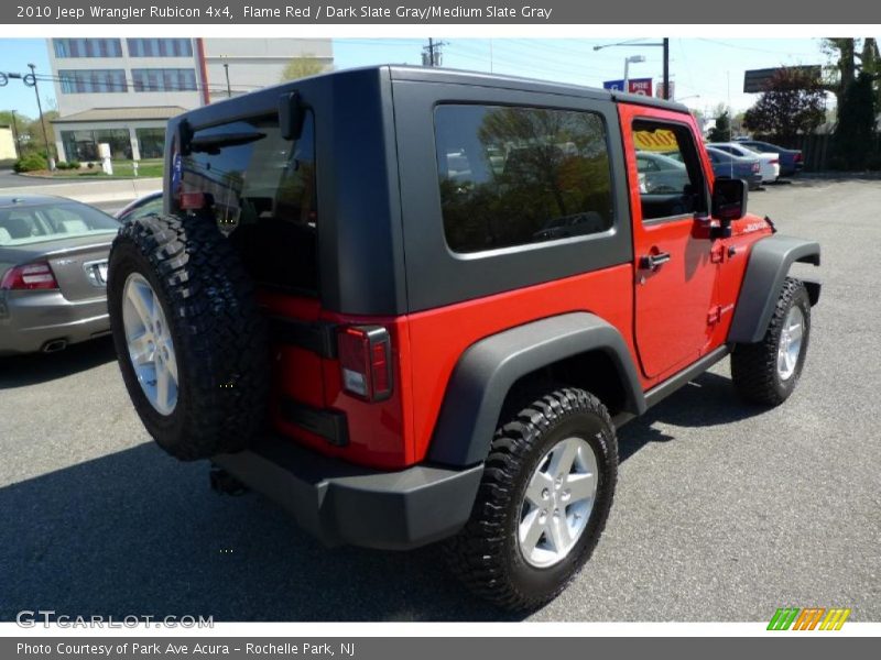 Flame Red / Dark Slate Gray/Medium Slate Gray 2010 Jeep Wrangler Rubicon 4x4