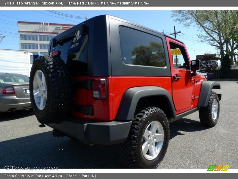 Flame Red / Dark Slate Gray/Medium Slate Gray 2010 Jeep Wrangler Rubicon 4x4
