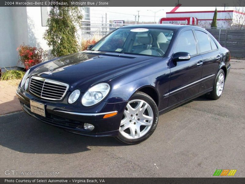 Midnight Blue / Stone 2004 Mercedes-Benz E 320 Sedan