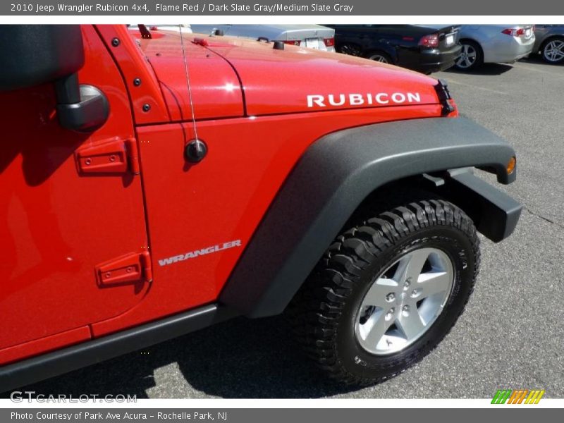 Flame Red / Dark Slate Gray/Medium Slate Gray 2010 Jeep Wrangler Rubicon 4x4