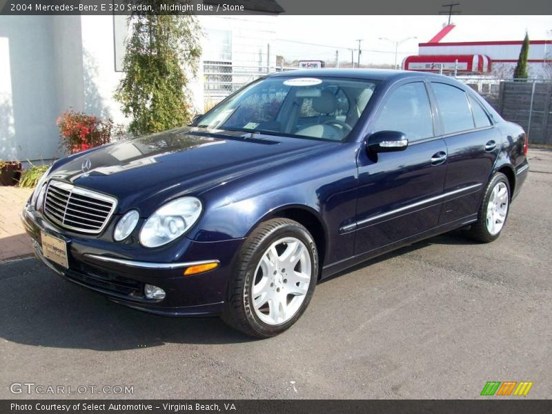 Midnight Blue / Stone 2004 Mercedes-Benz E 320 Sedan