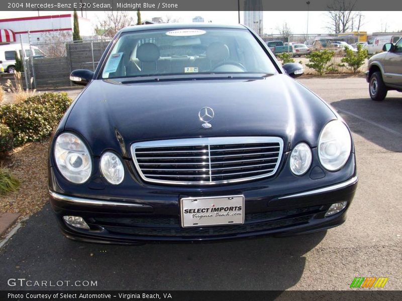 Midnight Blue / Stone 2004 Mercedes-Benz E 320 Sedan