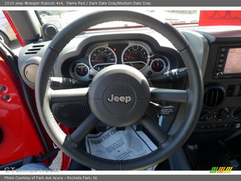 Flame Red / Dark Slate Gray/Medium Slate Gray 2010 Jeep Wrangler Rubicon 4x4