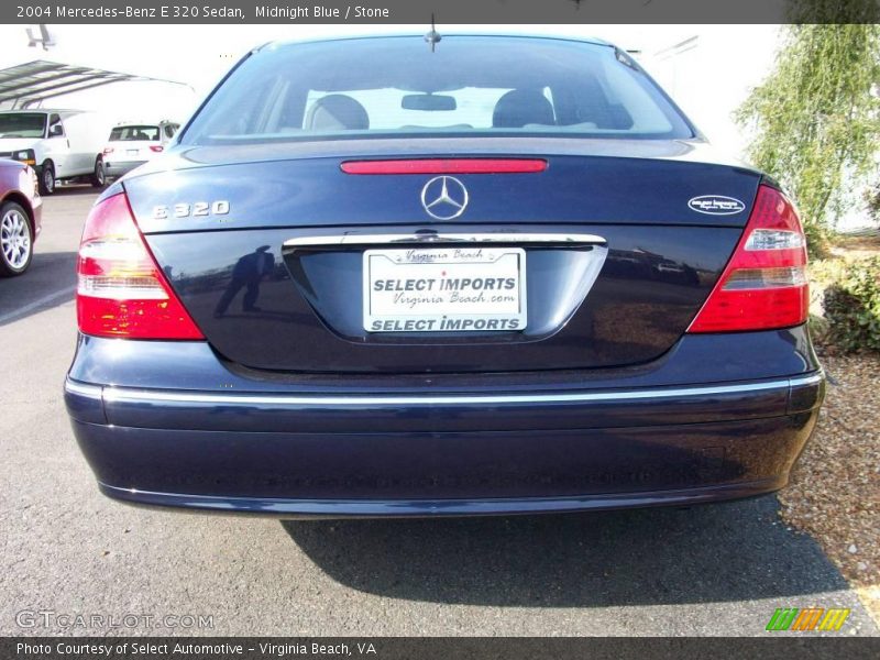 Midnight Blue / Stone 2004 Mercedes-Benz E 320 Sedan