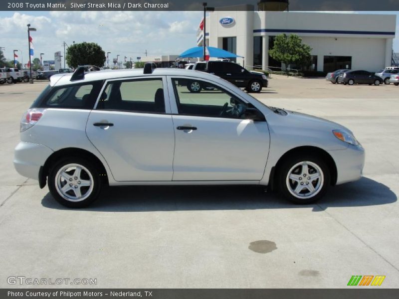 Silver Streak Mica / Dark Charcoal 2008 Toyota Matrix