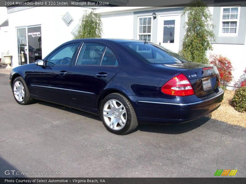 Midnight Blue / Stone 2004 Mercedes-Benz E 320 Sedan