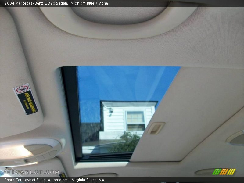 Midnight Blue / Stone 2004 Mercedes-Benz E 320 Sedan
