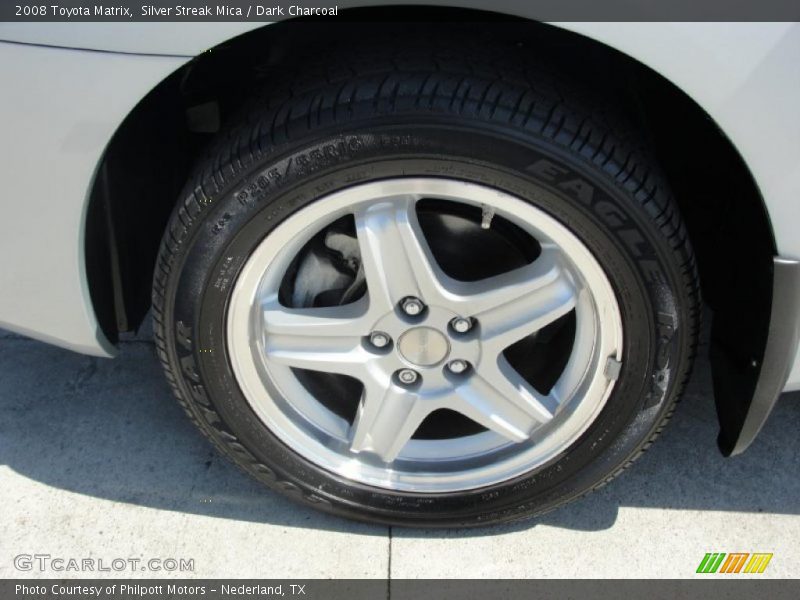 Silver Streak Mica / Dark Charcoal 2008 Toyota Matrix