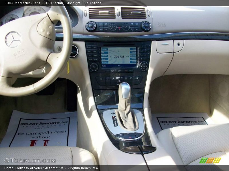 Midnight Blue / Stone 2004 Mercedes-Benz E 320 Sedan