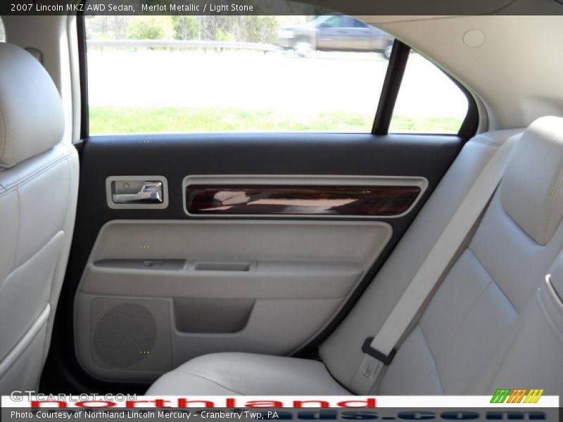 Merlot Metallic / Light Stone 2007 Lincoln MKZ AWD Sedan