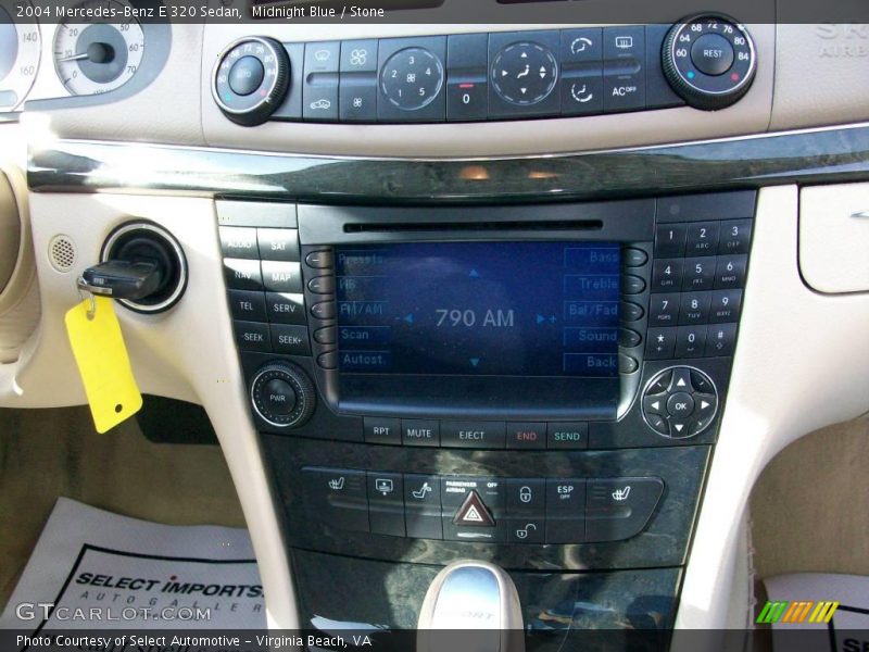 Midnight Blue / Stone 2004 Mercedes-Benz E 320 Sedan