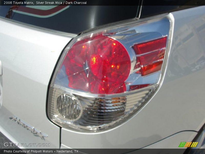 Silver Streak Mica / Dark Charcoal 2008 Toyota Matrix