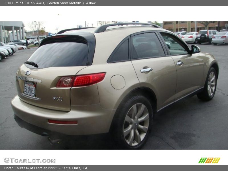 Golden Sand Metallic / Willow 2003 Infiniti FX 45 AWD