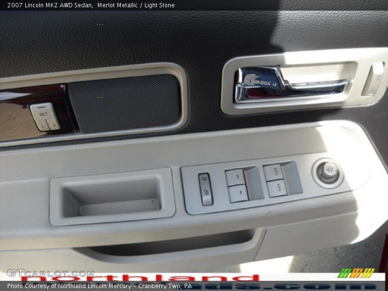 Merlot Metallic / Light Stone 2007 Lincoln MKZ AWD Sedan