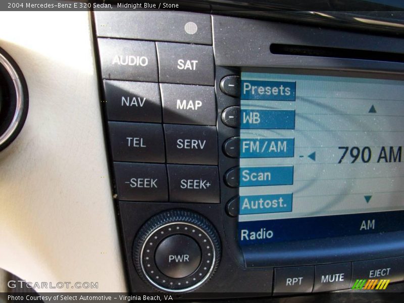 Midnight Blue / Stone 2004 Mercedes-Benz E 320 Sedan