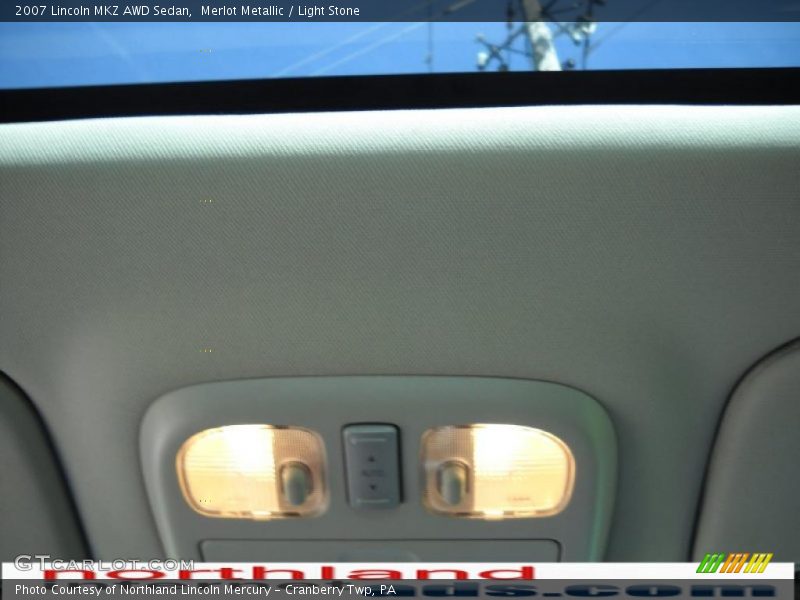 Merlot Metallic / Light Stone 2007 Lincoln MKZ AWD Sedan