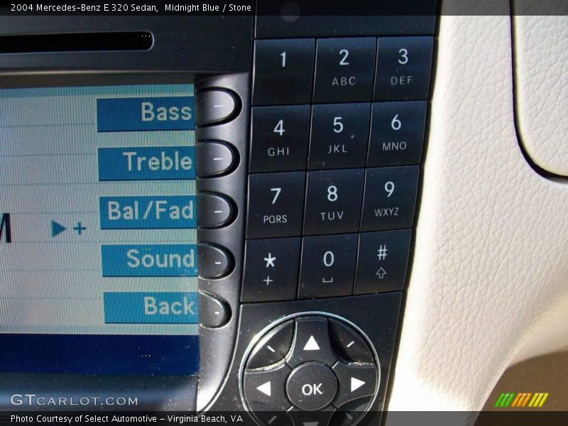 Midnight Blue / Stone 2004 Mercedes-Benz E 320 Sedan