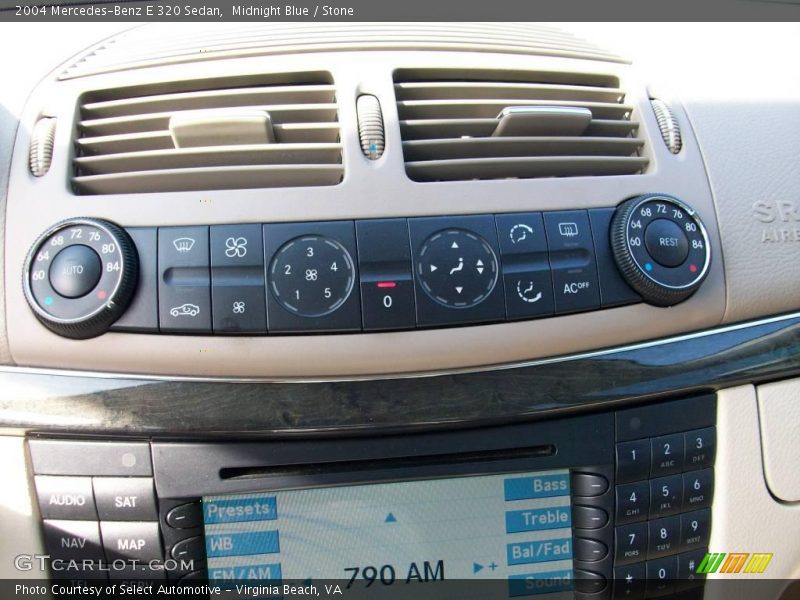 Midnight Blue / Stone 2004 Mercedes-Benz E 320 Sedan