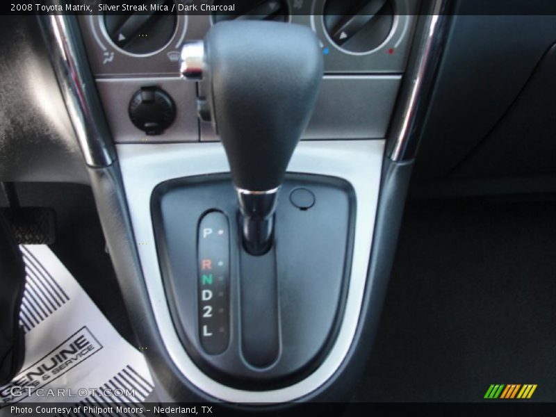 Silver Streak Mica / Dark Charcoal 2008 Toyota Matrix