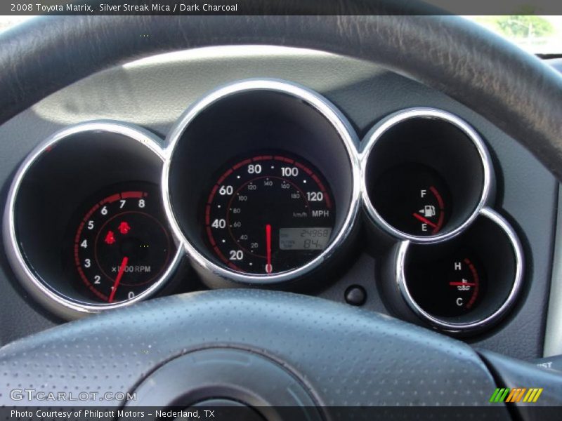Silver Streak Mica / Dark Charcoal 2008 Toyota Matrix