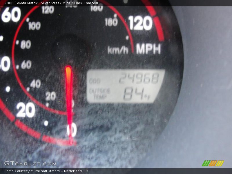 Silver Streak Mica / Dark Charcoal 2008 Toyota Matrix