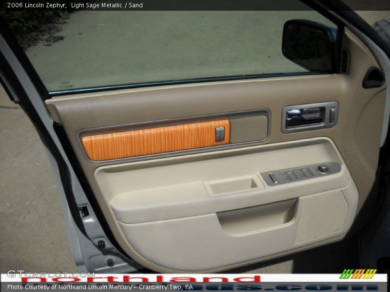 Light Sage Metallic / Sand 2006 Lincoln Zephyr