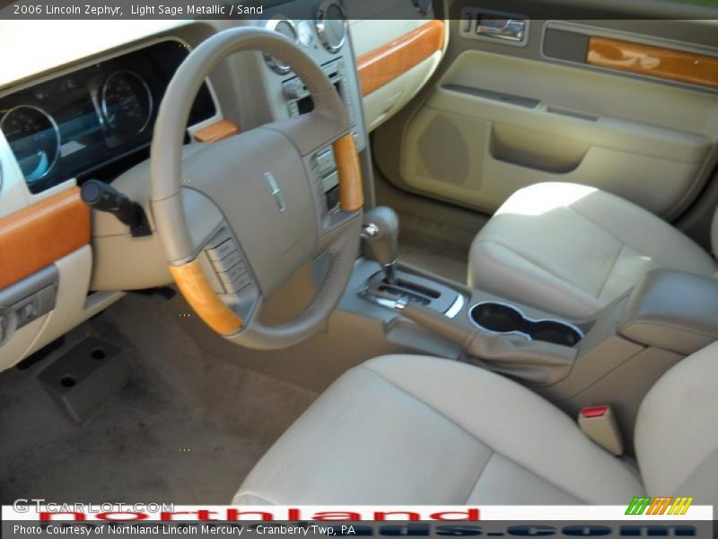 Light Sage Metallic / Sand 2006 Lincoln Zephyr