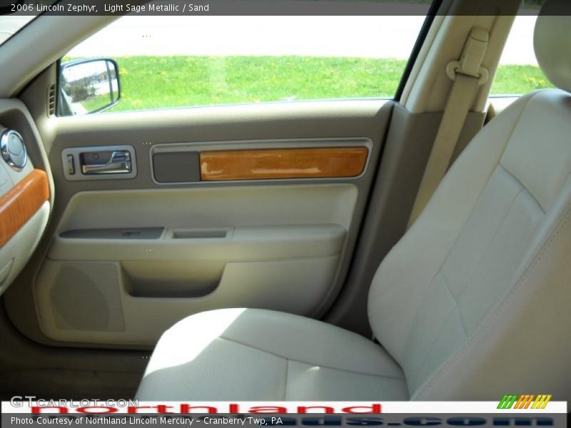 Light Sage Metallic / Sand 2006 Lincoln Zephyr