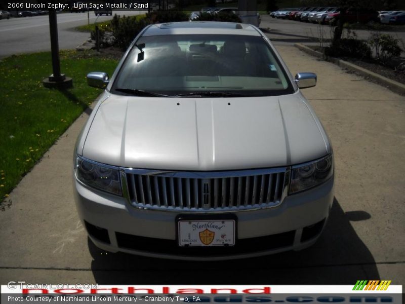 Light Sage Metallic / Sand 2006 Lincoln Zephyr