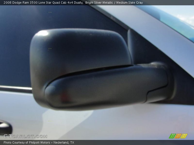 Bright Silver Metallic / Medium Slate Gray 2008 Dodge Ram 3500 Lone Star Quad Cab 4x4 Dually