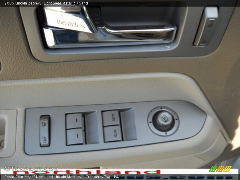 Light Sage Metallic / Sand 2006 Lincoln Zephyr