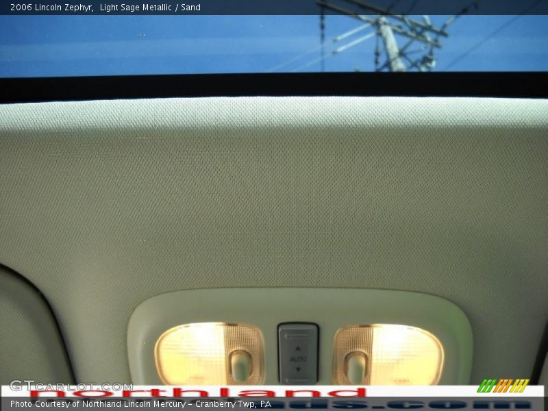 Light Sage Metallic / Sand 2006 Lincoln Zephyr