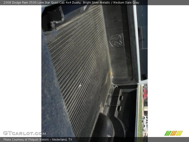 Bright Silver Metallic / Medium Slate Gray 2008 Dodge Ram 3500 Lone Star Quad Cab 4x4 Dually