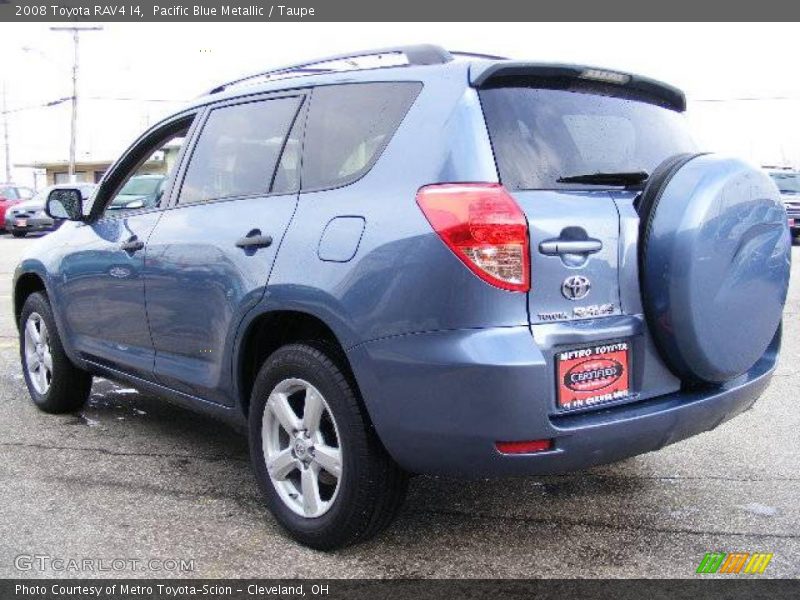 Pacific Blue Metallic / Taupe 2008 Toyota RAV4 I4