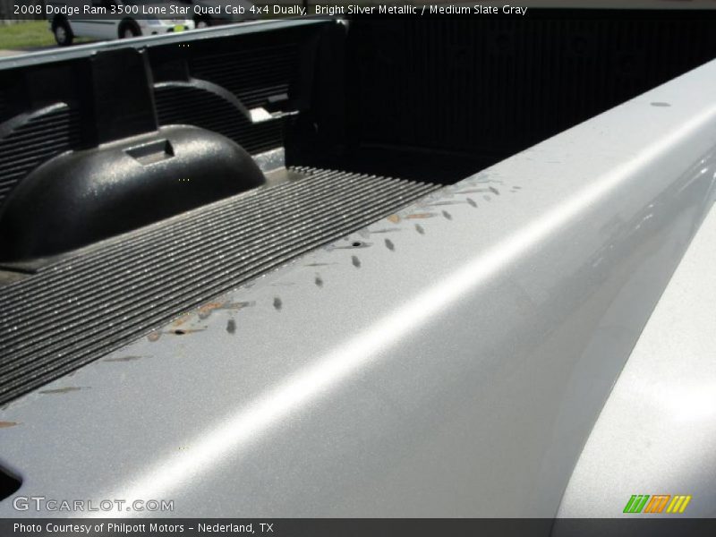 Bright Silver Metallic / Medium Slate Gray 2008 Dodge Ram 3500 Lone Star Quad Cab 4x4 Dually