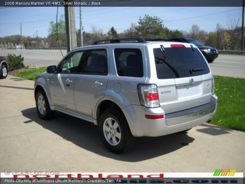 Silver Metallic / Black 2008 Mercury Mariner V6 4WD