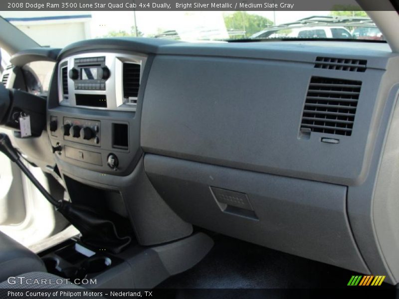 Bright Silver Metallic / Medium Slate Gray 2008 Dodge Ram 3500 Lone Star Quad Cab 4x4 Dually